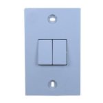 D 1 PLACA CON 2 APAGADORES BLOCK VIMAR 6050