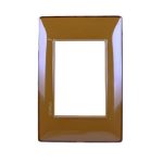 D 1 PLACA 3 U REFLEX TABACO PLANA VIMAR 1465349