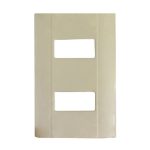 PLACA 2 U RESINA BLANCA TIPO MODUS ECOLINE TAMSA 2002