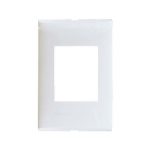 PLACA 3 MODULOS COLOR MARFIL CON CHASIS DE RESINA FZA93M