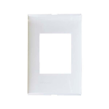 PLACA 3 MODULOS COLOR MARFIL CON CHASIS DE RESINA FZA93M