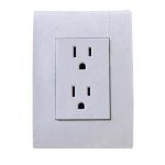 PLACA BLANCA CON CONTACTO DUPLEX 2P+T C/PROTEC MODUS PRO E6028PTLAB