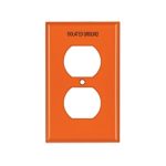 PLACA DE PLASTICO DOBLE TIERRA AISLADA STANDARD VOLTECH PPDO-TAS