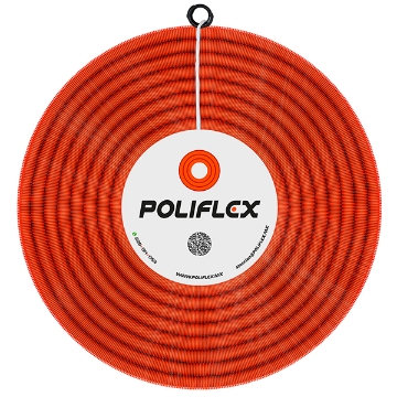 POLIFLEX 3/8 C/100 M SIN GUIA NARANJA P-LNA16-100