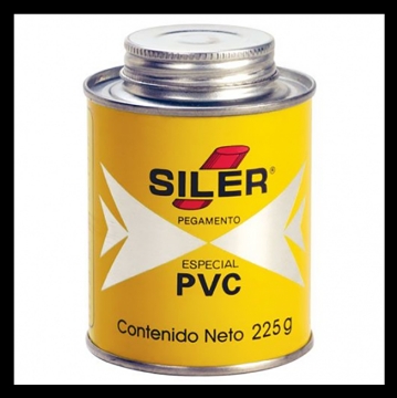 PEGAMENTO 225 GR AMARILLO PARA PVC EN BOTE SILER PVC225