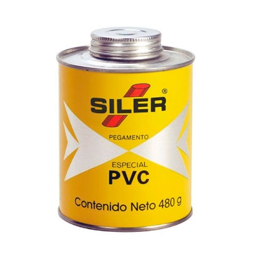 PEGAMENTO 480 GR AMARILLO PARA PVC EN BOTE SILER PVC480