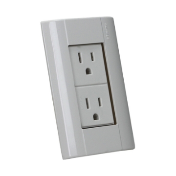 PLACA CON CONTACTO DUPLEX MARFIL MODUS E6028N