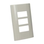 PLACA 3 U MARFIL MODUS E5N3