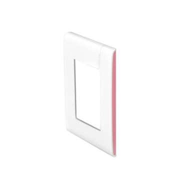 PLACA DE 3 U CON CHASIS DE RESINA COLOR BLANCO MODUS PRO E5N3PTL