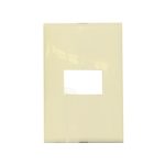 PLACA DE 1 U CON CHASIS DE RESINA COLOR MARFIL MODUS PRO E5N1PTLM
