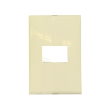 PLACA DE 1 U CON CHASIS DE RESINA COLOR MARFIL MODUS PRO E5N1PTLM