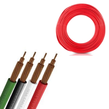 CABLE 6 DE 100 M ROJO IUSA 396911