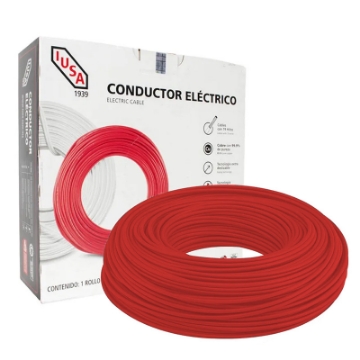 CABLE 10 DE 100 M ROJO EN CAJA IUSA 399330