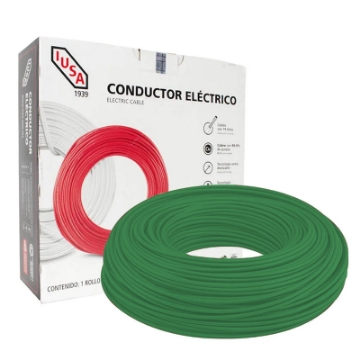 CABLE 10 DE 100 M VERDE EN CAJA IUSA 399331