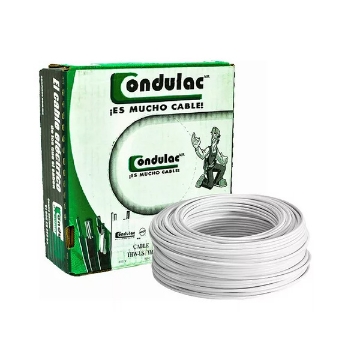 CABLE 10 DE 100 M BLANCO CONDULAC